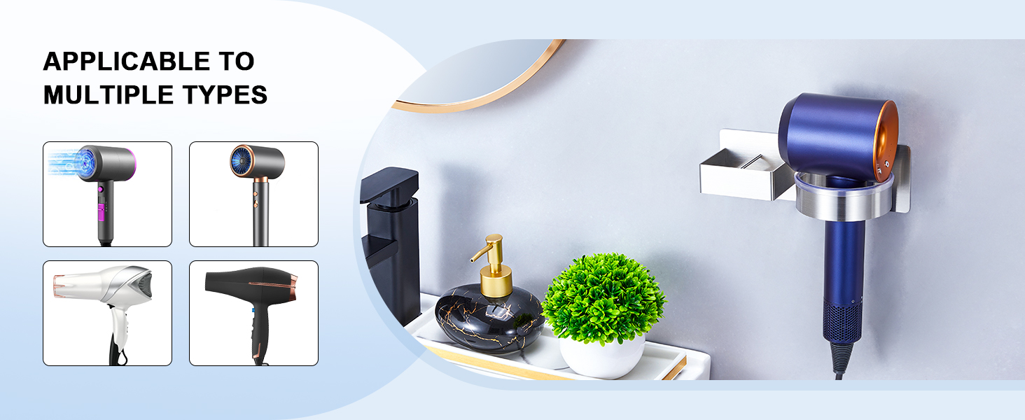 hair dryer holder hair tool organizer