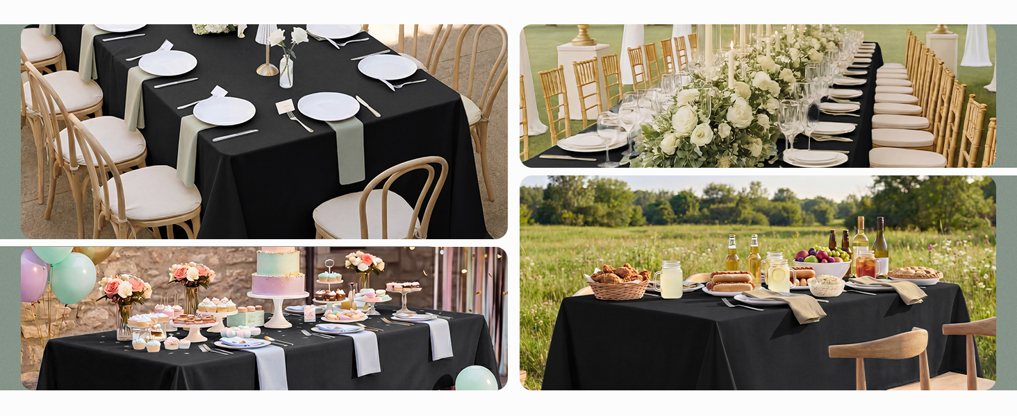 table cloth rectangle table