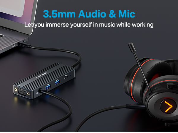 dual monitor docking station