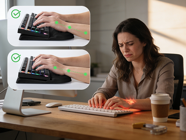 ergonomic keyboard wrist rest