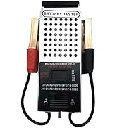 Battery Load Tester, Car Battery Load Tester, 6/8/12/16/24V Battery Alternator Tester Digital Vol...