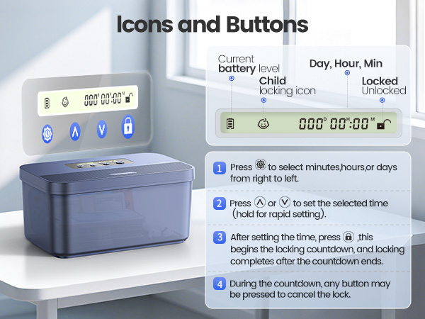 phone medication safe small lock box with timer for personal items,timed cell phone lock box
