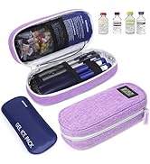 Insulin Cooler Travel Case TSA Approved with Temperature Display – Diabetic Medication Travel Cas...