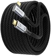 UPPDEFFST Long 16.5FT Right Angle USB C-C 3.2 Gen 2x2,20Gbps Data Transfer Cable Compatible with ...