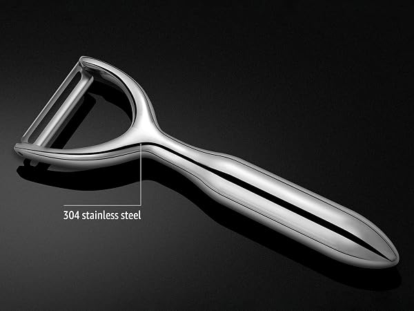 Peeler manufactured with pure 304 stainless steel, offers excellent rust and wear resistance