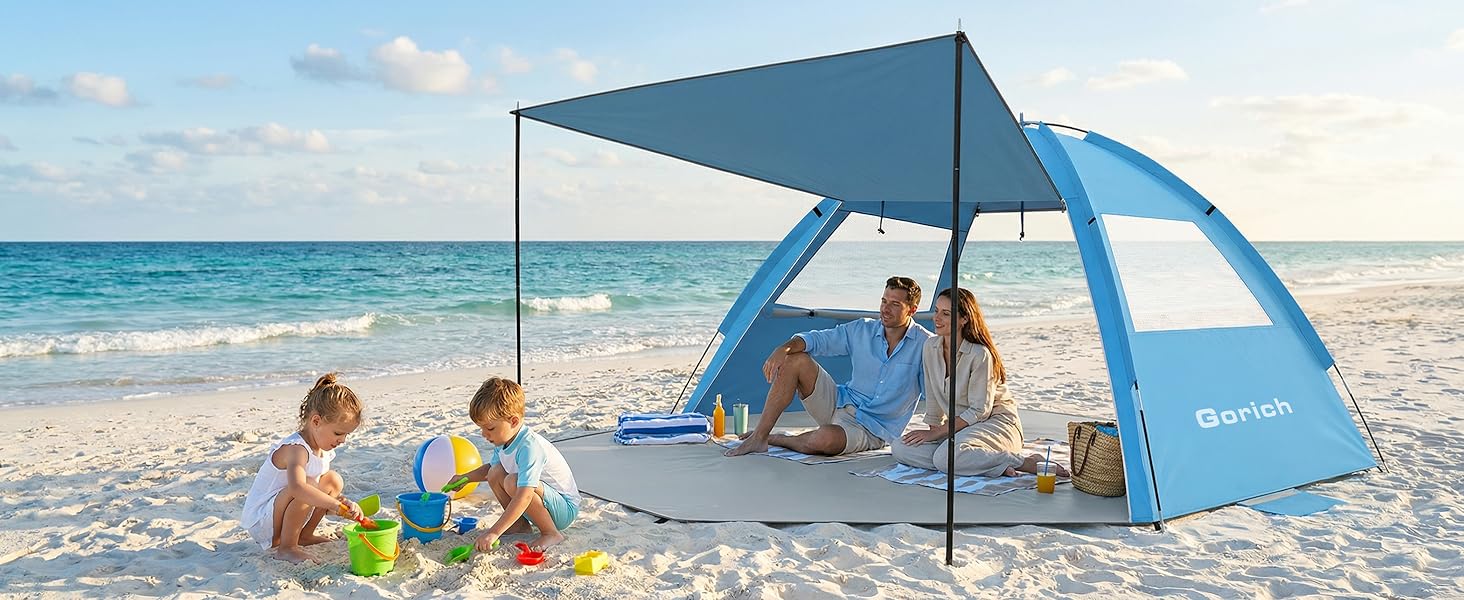 portable beach tent sun shade