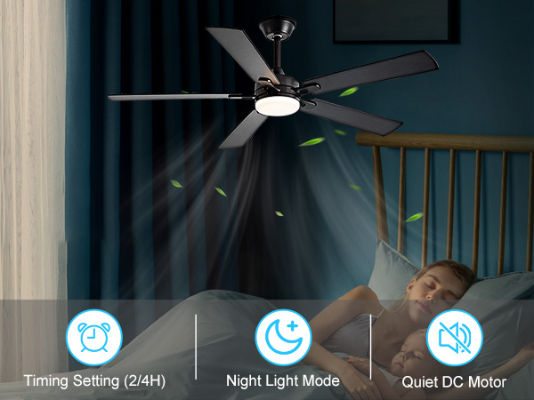 52 inch ceiling fan with light