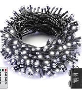 Outdoor Christmas String Lights 33Ft 100LED Battery Fairy Lights for Indoor Outdoor Waterproof Re...
