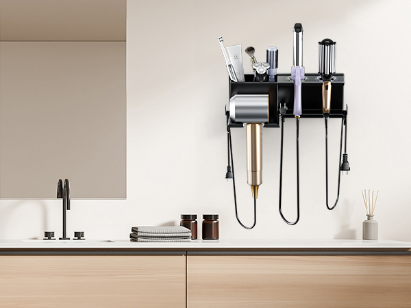 hair dryer organizer
