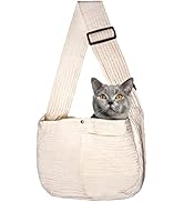 Dog Carrier Sling Hands Free Adjustable Strap Pet Carrier Sling Bags for Traveling Shopping Outdo...