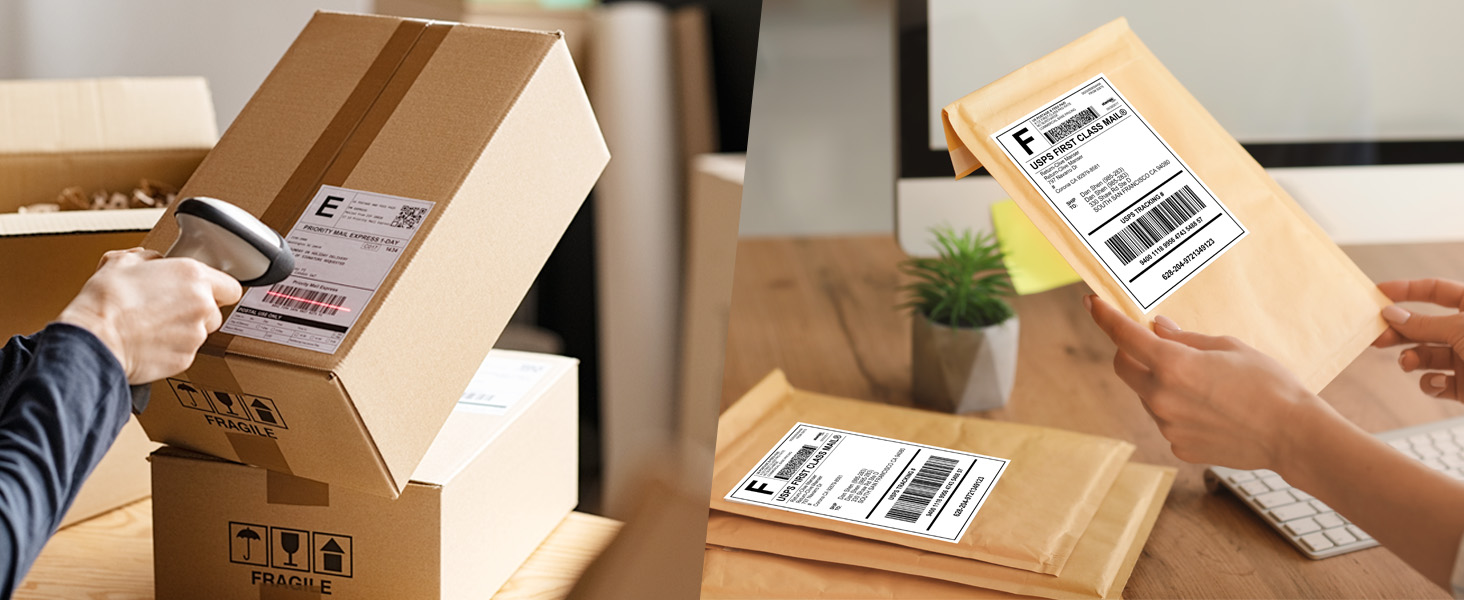 shipping label