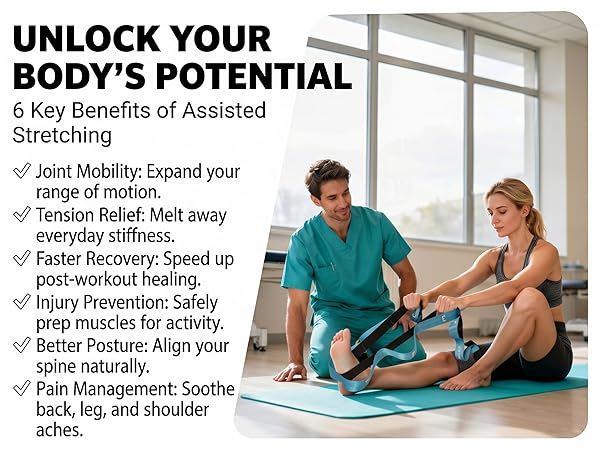 yoga straps for stretching
