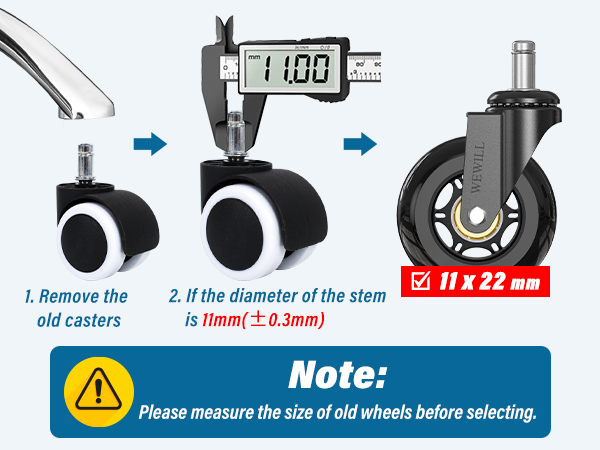 desk chair wheels replacement