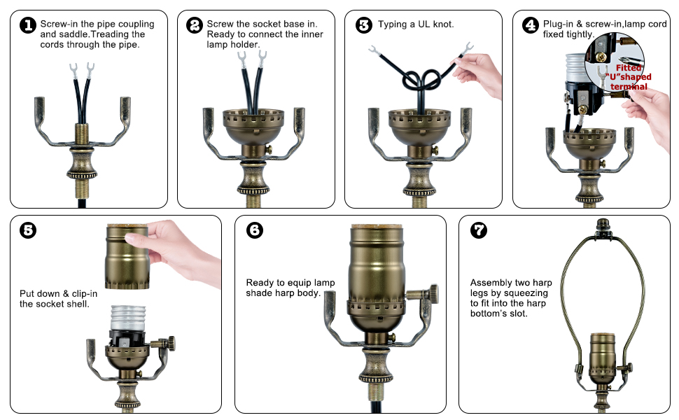 Lamp Parts for Repair Replacement