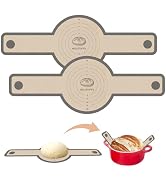 Koolstuffs Silicone Bread Sling for Dutch Oven, 2 PCS Non-Stick & Easy Clean Reusable Silicone Br...