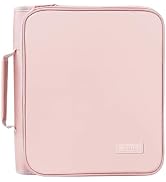 SUNEE Zippered Binder Bag with Handle, 2-Inch 3-Ring O-Ring, 500-Sheet Capacity, Includes Zip Poc...