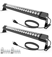 HNRLOY Outdoor Wall Washer Lights 2 Pack,36W 5000K Daylight White Wall Washer Lighting,2FT 120V L...