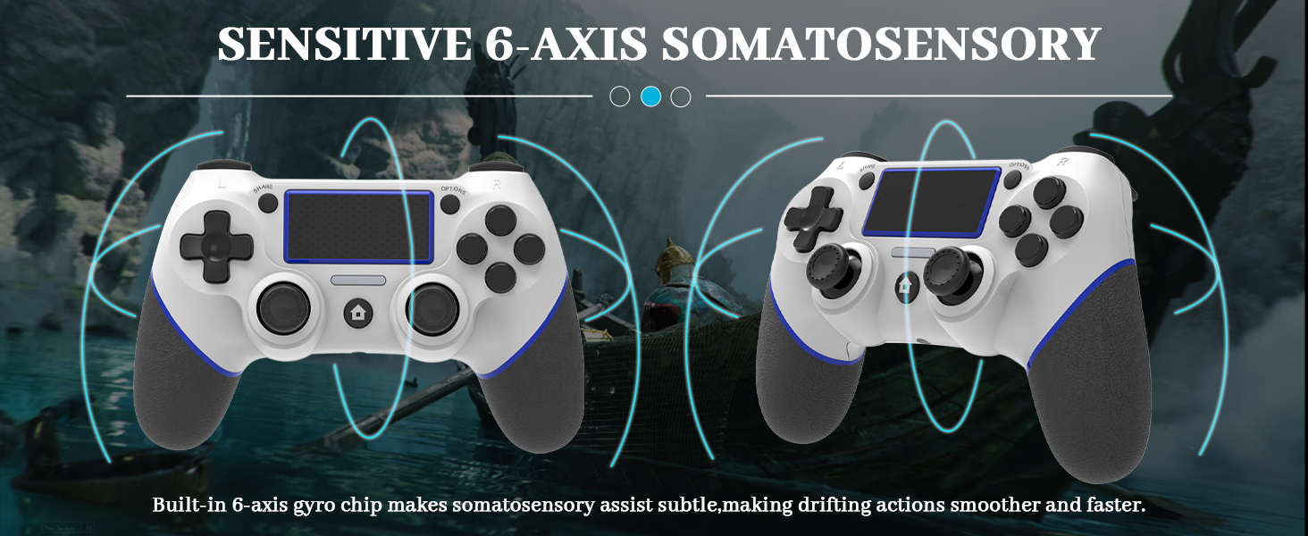 ps4 controller, playstation 4 controller, ps4 controller dualshock 4, dualshock 4,control ps4,White