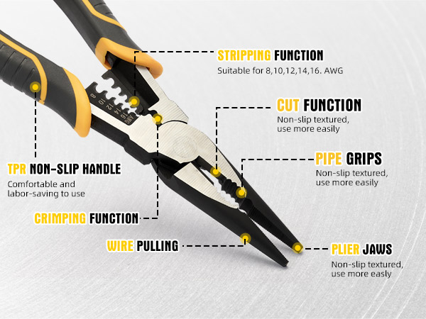 NEEDLE NOSE PLIERS a+ 03