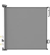 Babepai Retractable Baby Gates for Stairs, Dog Gates for Doorways, Mesh Baby Gate Extends to 54" ...