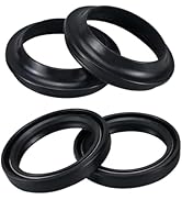 NICECNC Black Front Fork Oil Seal & Dust Seals Kit Compatible with Honda CR125R 1994-1996 CR250R ...