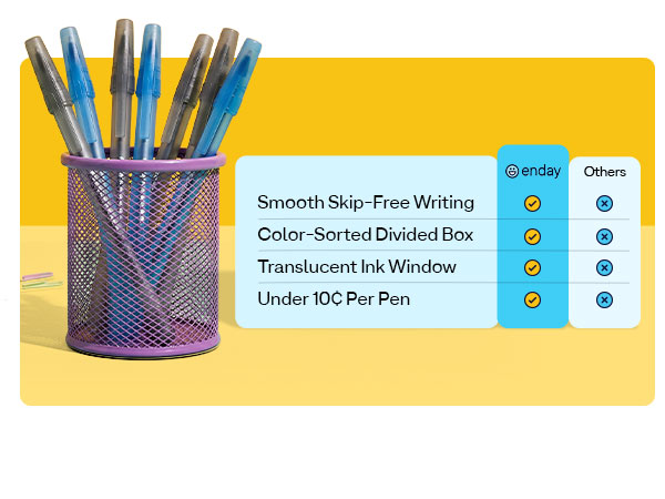 Ballpoint bulk pens