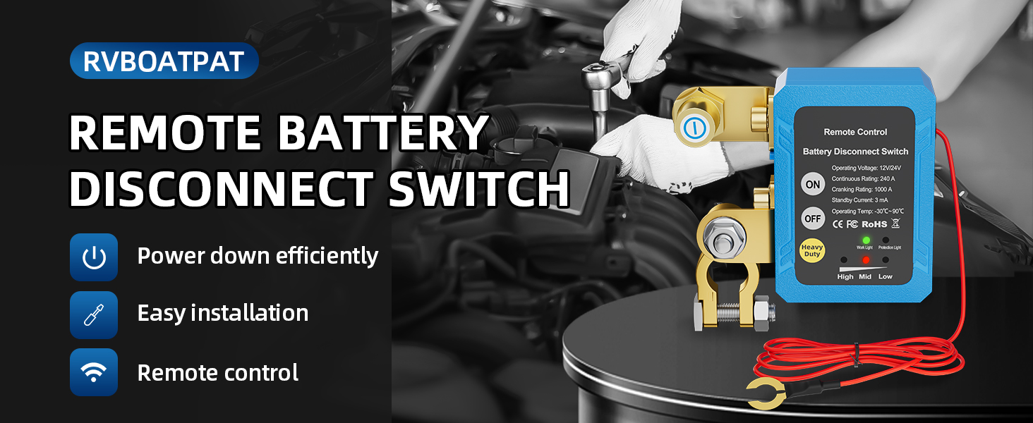 remote battery disconnect switch
