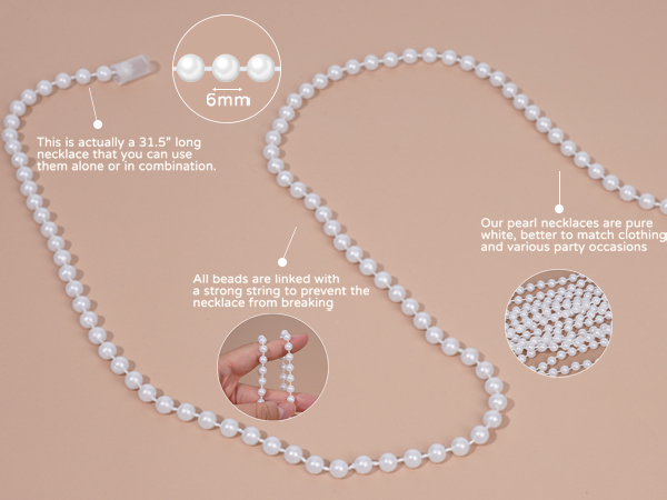 fake pearls