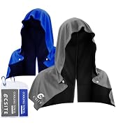 CSITE 2 Pack Cooling Hoodie Towels, Instant Cooling Towels for Neck and Face, UPF 50 Sun Protecti...