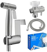 TRIPHIL Handheld Bidet Sprayer for Toilet, Adjustable Water Pressure Jet Bidet Attachment with Le...