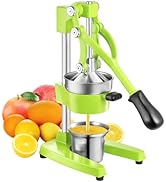 TONGCHANT Commercial Heavy-Duty Cast-Iron Hand-Press Manual Juicer Squeezer for Orange Lemon Lime...