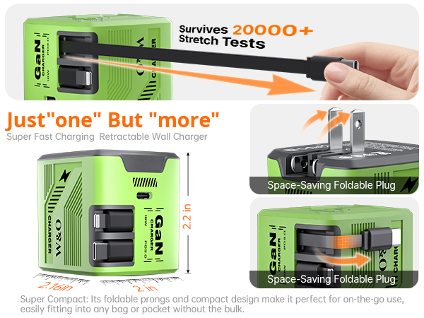 Retractable Wall Charger