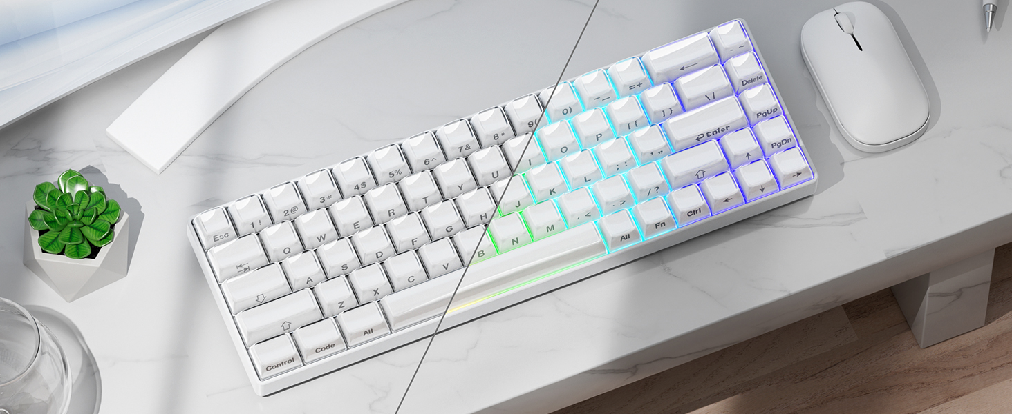 white keycaps