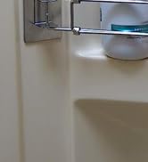 RV Shower Corner Storage Bar