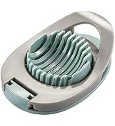Ortarco Egg Slicer for Boiled Eggs Strawberry Cutter with Stainless Steel Wire (Green)