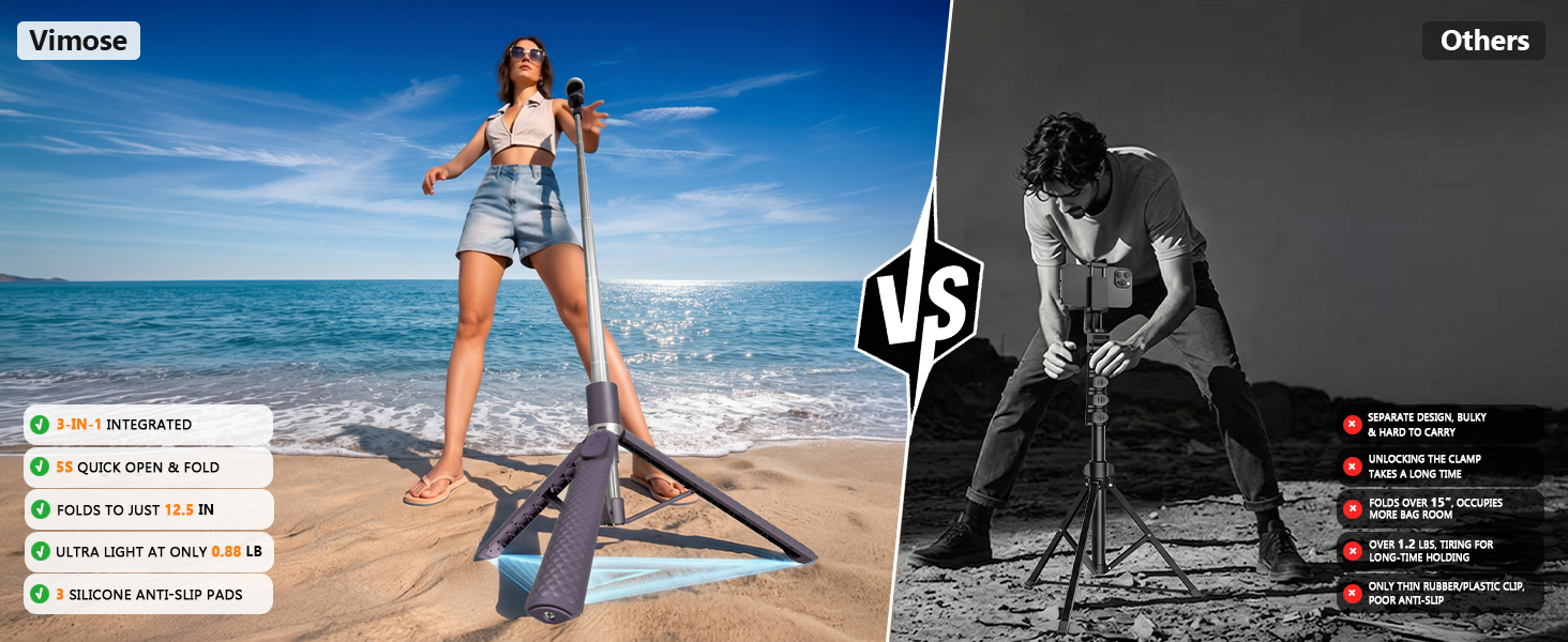 Vimose All-in-1 Phone Tripod