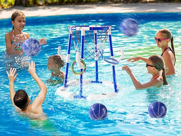 pool basketball hoop