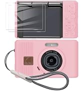 Tedubax Silicone Case for kodak pixpro C1 Digital Camera with 2PCS Screen Protector and Lanyard -...