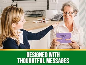 Someone is happy receiving these funny thinking of you cards with envelopes.