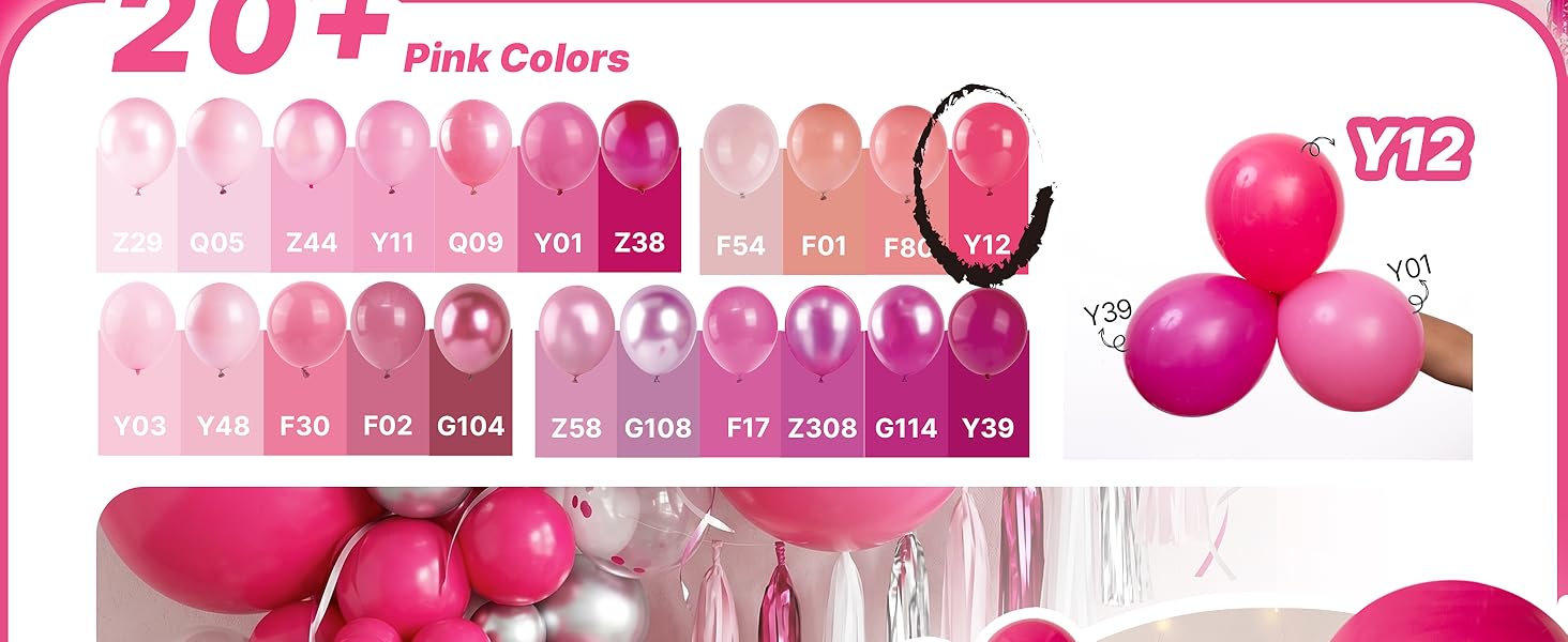 Hot Pink Balloons