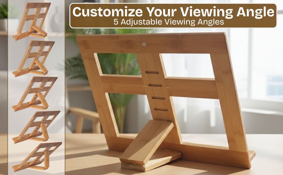 recipe book holder stand for kitchen