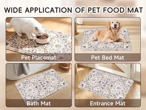 pet bowl mat
