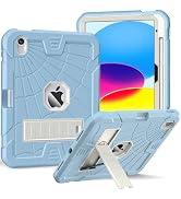 Sibeitu Case for iPad 11-Inch A16 2025 & 10th Generation 10.9 Inch 2022, Shockproof Rugged iPad 1...