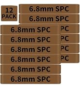 12 Pack Miaozhun 6.8mm SPC Magazine Marking Bands 6.8 SPC Ammunition Caliber Identification (Coyo...