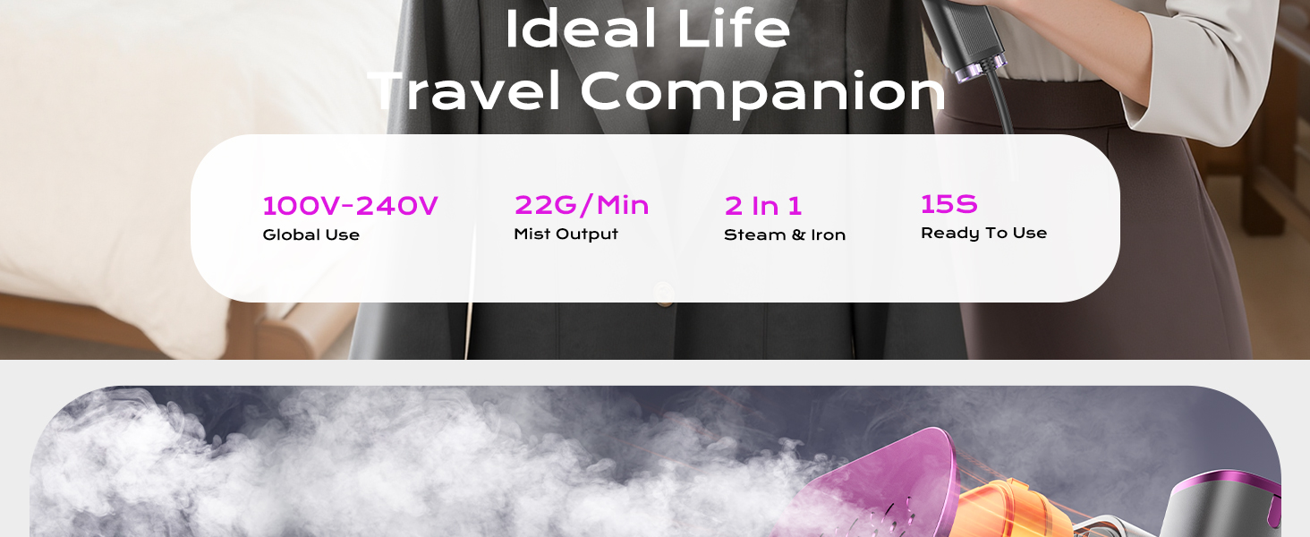 travel steamer