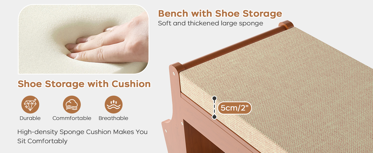 Shoe Bench with Storage