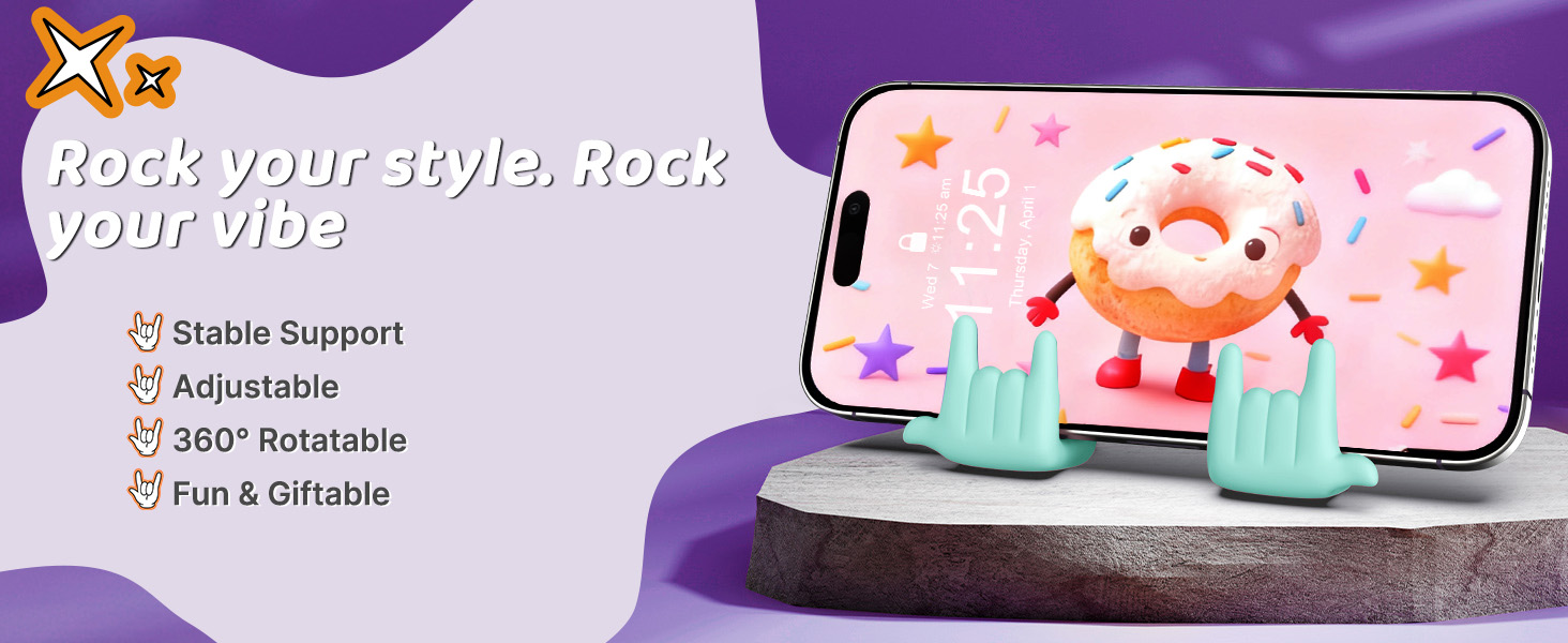 Rock On Stand Stocking Stuffers Gift for Christmas