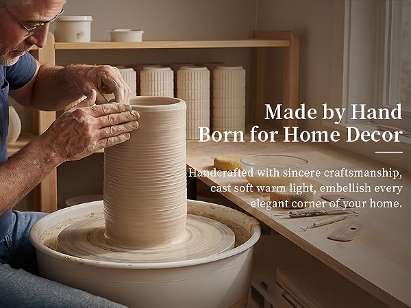 handmade craft ceramic lamp