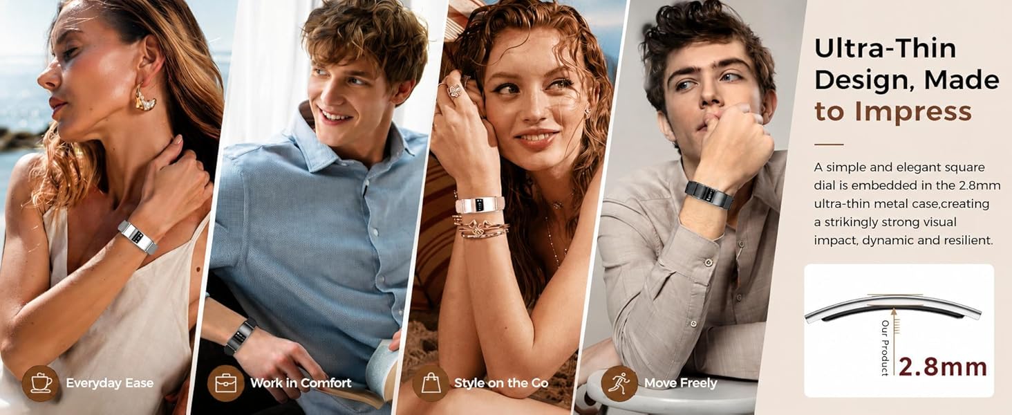 Ultra-Thin Design, Fits Wrist Perfectly