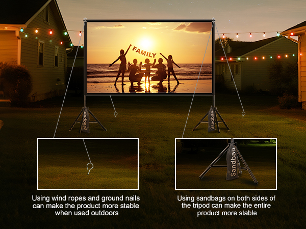 portable projector screen